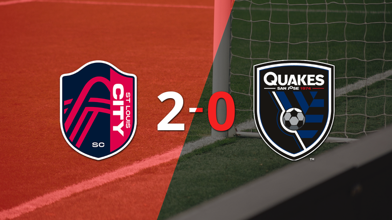 St. Louis City celebró una victoria 2-0 sobre San José Earthquakes