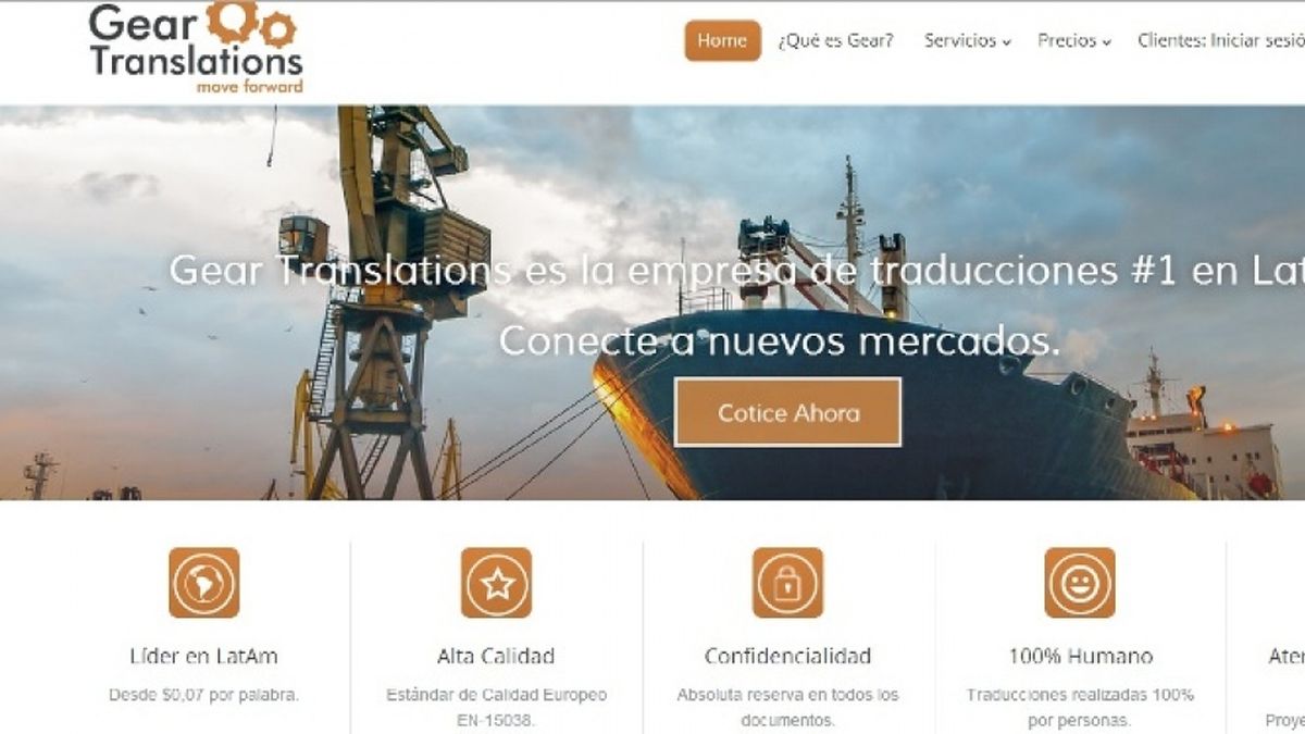 Gear Translation, una plataforma de traducción online creada por