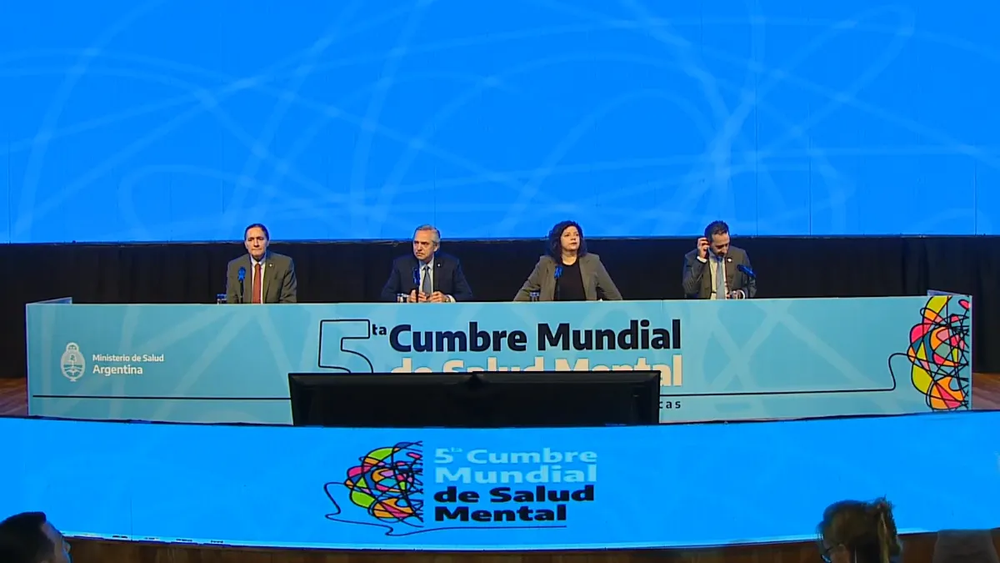 El presidente Alberto Fernández pidió hoy no tratar como un tabú los problemas de salud mental.