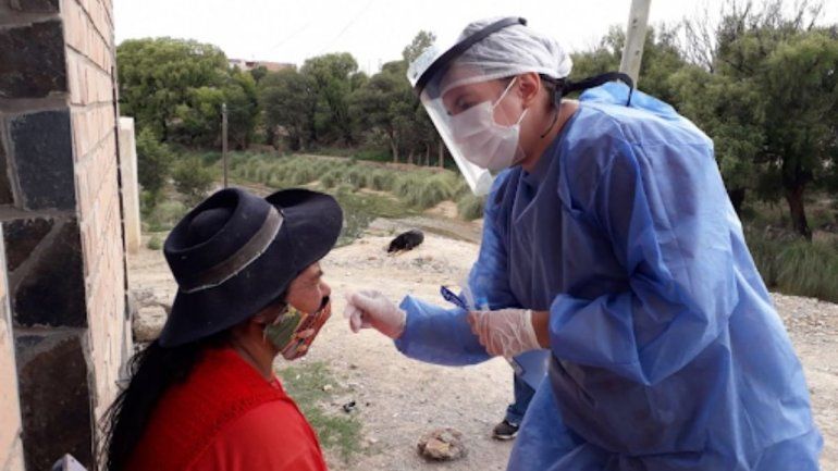 Testeo para coronavirus en Jujuy. /Foto: Prensa Gobernación