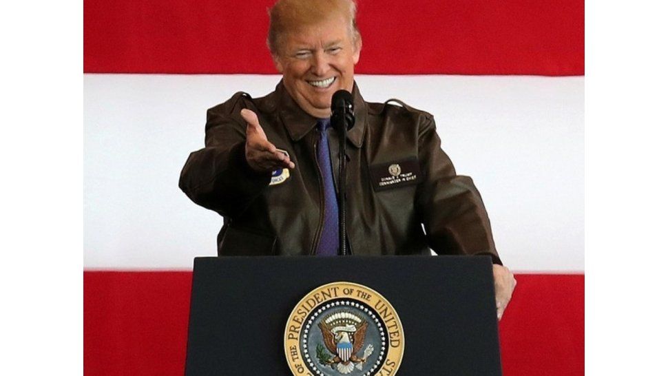 Donald Trump llegó a Japón y amenazó a Corea del Norte