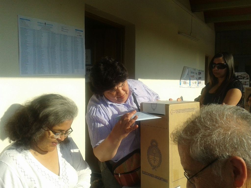 Jujeños votando