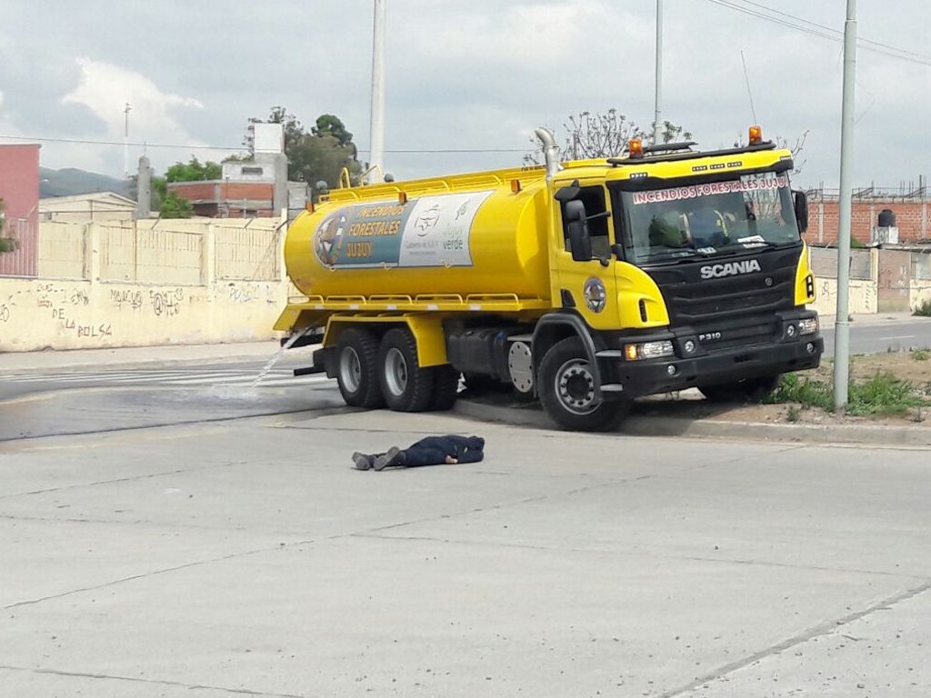 Choque de un camión