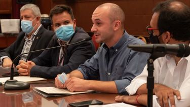 Facundo Morales habló en la Legislatura sobre el proyecto de ley audiovisual. /Foto: Prensa Gobernación