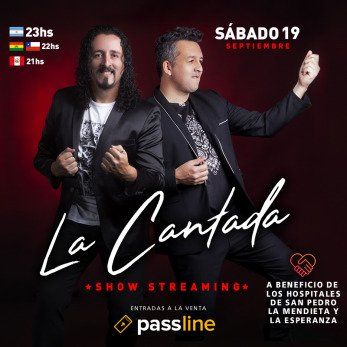La Cantada con un show a beneficio de los hospitales&nbsp;