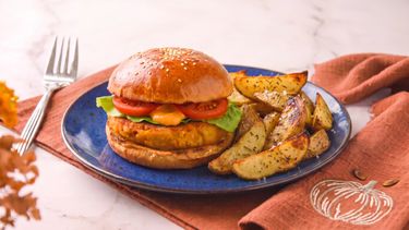 Hamburguesa de calabaza: una receta casera, dulce y llena de sabor.