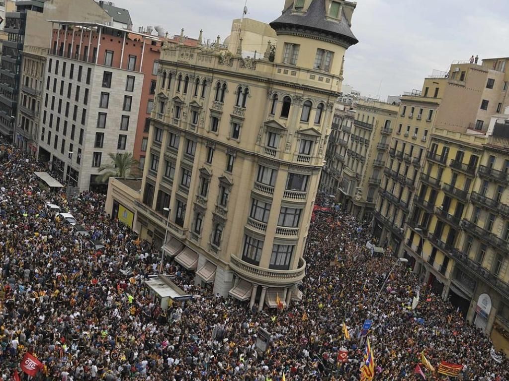 Movilización en Cataluña
