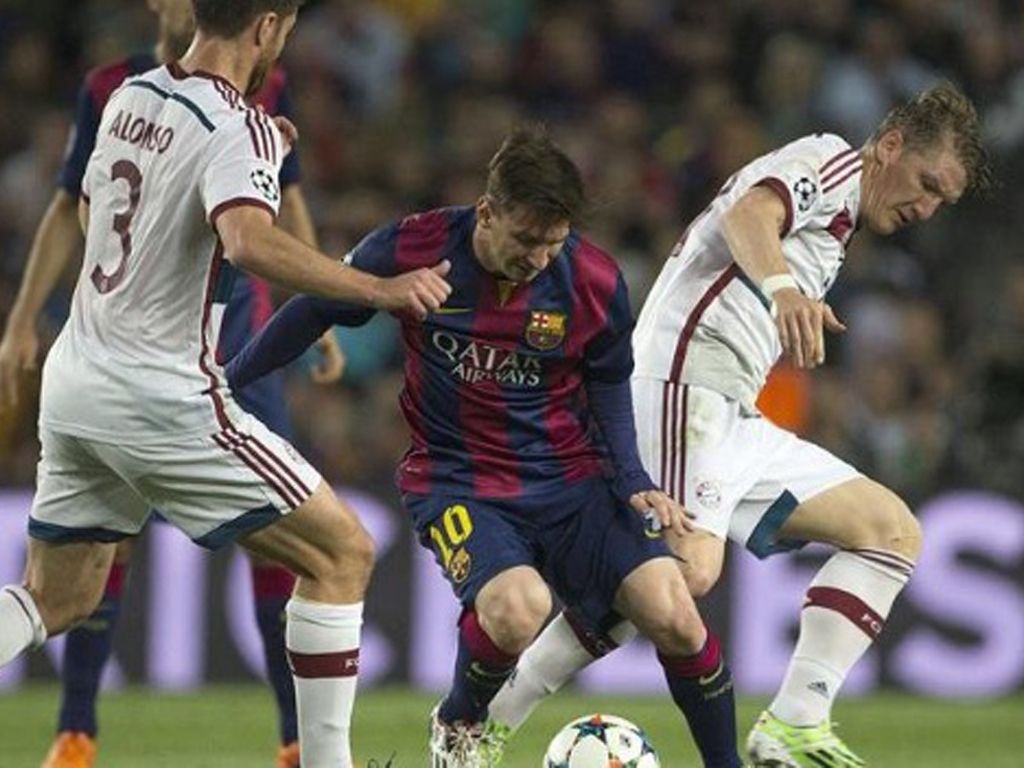 Dos goles de Messi