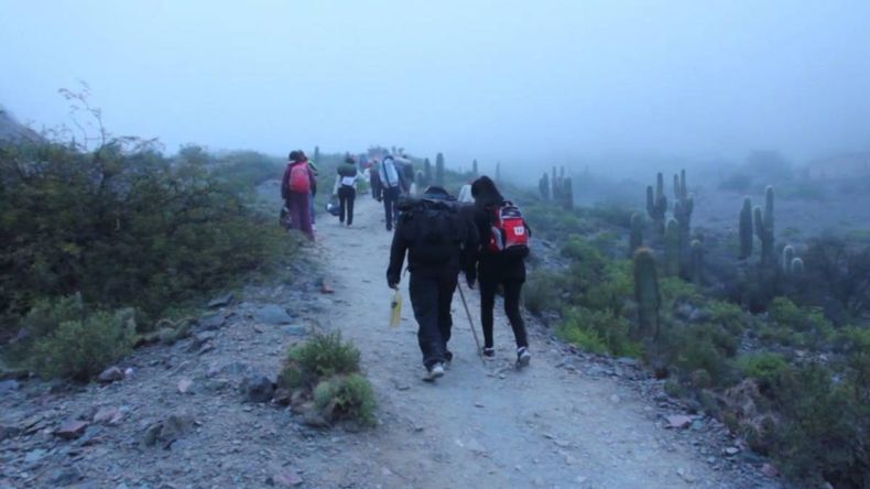 Peregrinación a Punta Corral.