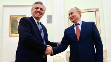 Alberto Fernández se reunió con Putin en Rusia&nbsp;