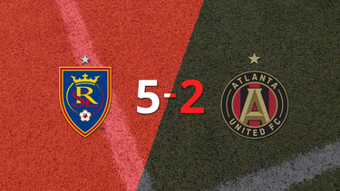 Atlanta United sucumbe ante Real Salt Lake en una goleada 5-2