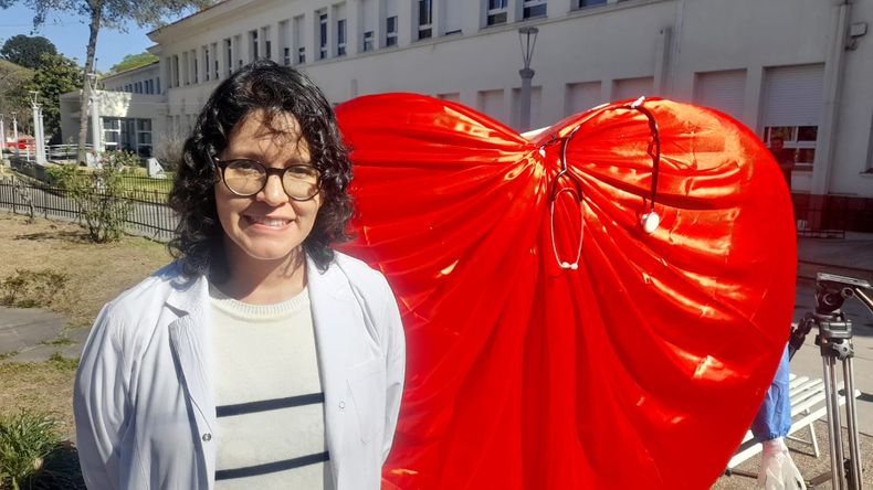 Doctora Analía Benavidez, cardióloga del Hospital Pablo Soria