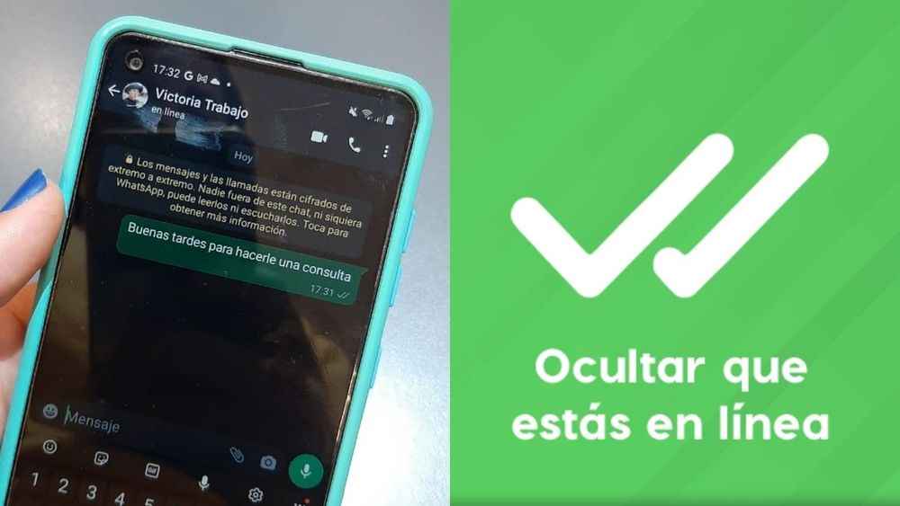 La nueva actualización de Whatsapp te permite ocultar que estas en línea.