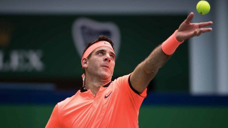 Del Potro le ganó a la gripe y avanza en el Masters 1000 de Shanghai
