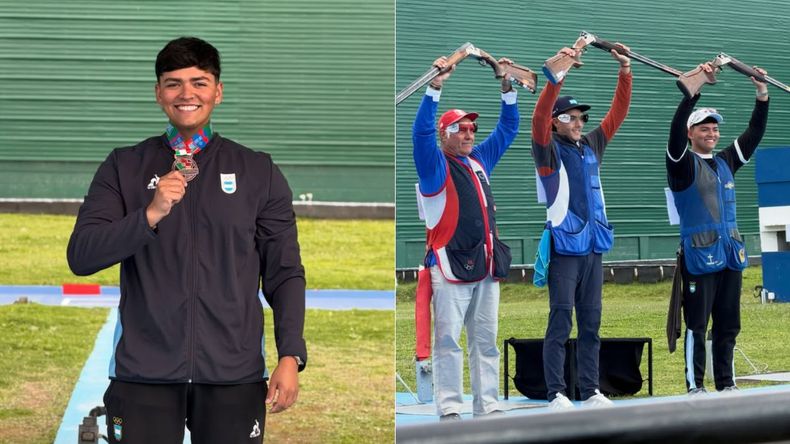 Clady logró el tercer lugar y el mejor puntaje de la clasificación en el Sudamericano de Tiro.