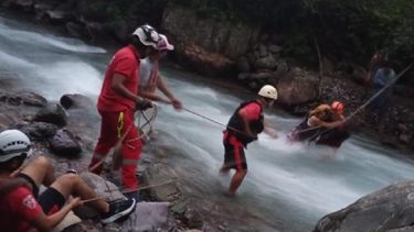 Rescate en el Rio Los Nogales Rescate en el Rio Los Nogales