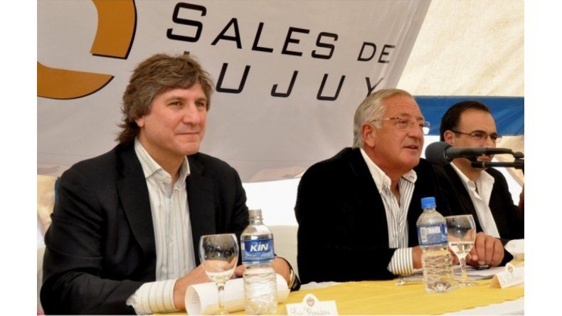 Fellner junto a Boudou