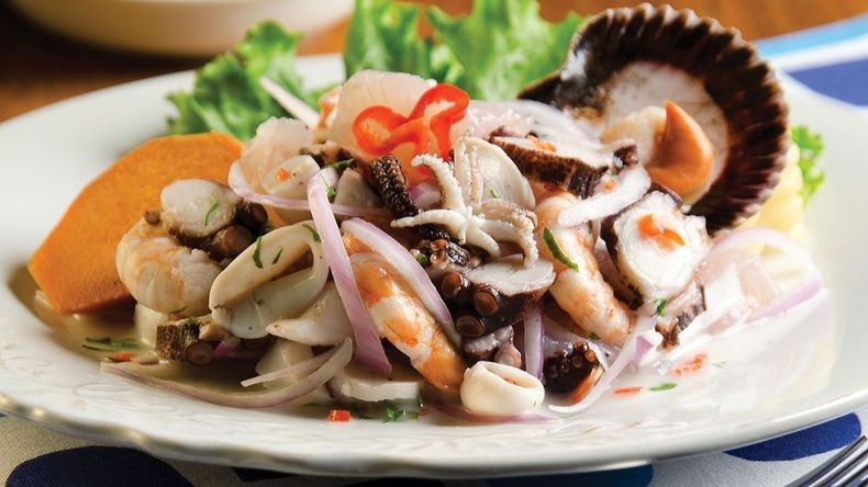 Ceviche mixto (Perú) &nbsp;