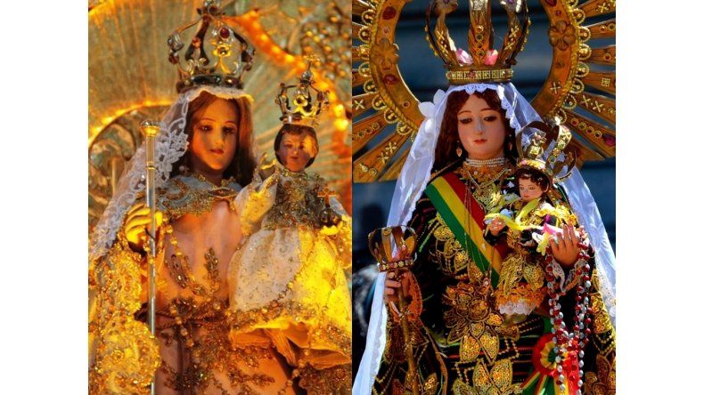 Virgen Río Blanco y Virgen Urcupiña