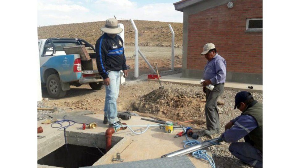 Obra para mejorar la provisión de agua en la Puna