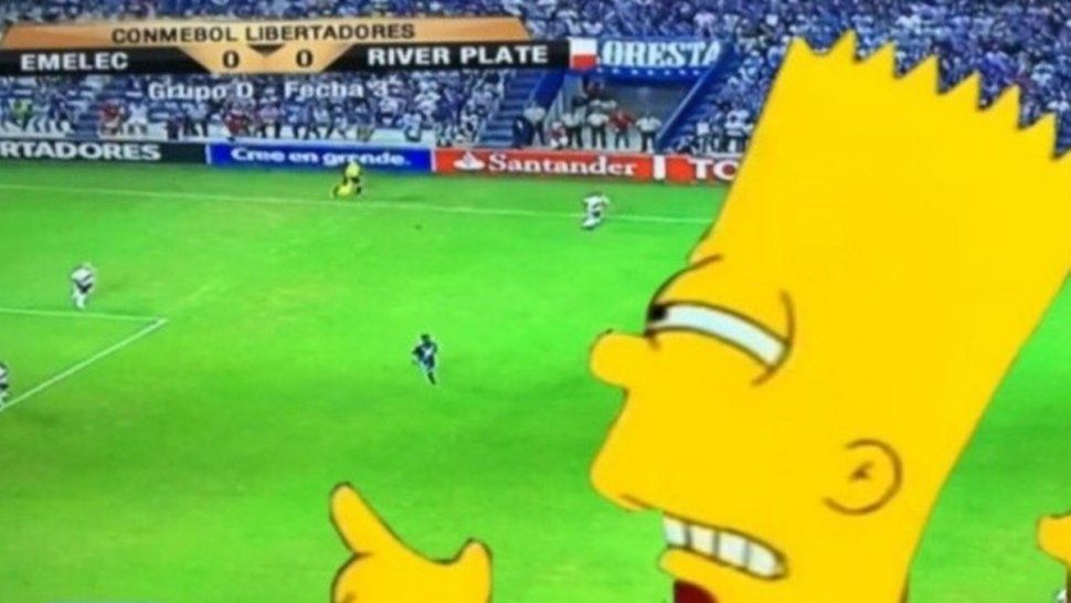 Los memes que dejó la trasmisión del partido entre River y Emelec