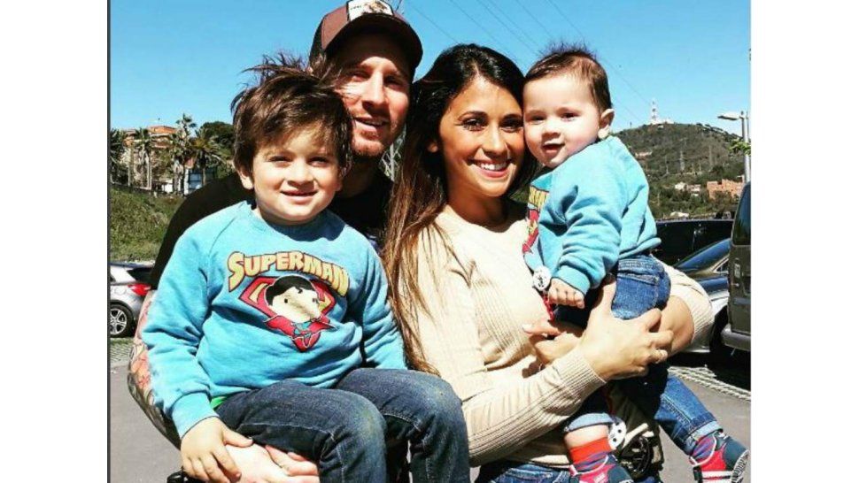 Messi y familia