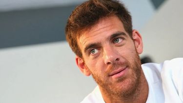 La reacción de Del Potro tras el anuncio del Salón de la Fama del Tenis. &nbsp;