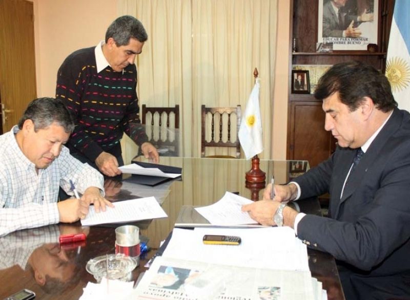 Firma de convenio