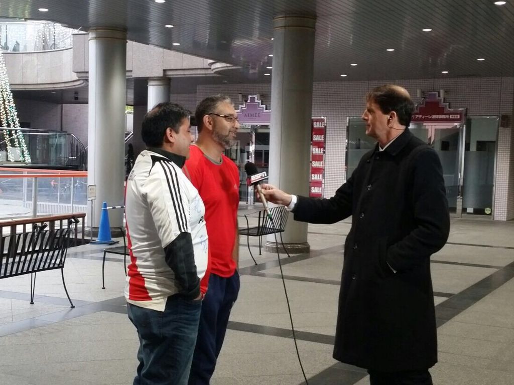 Diego Rodríguez entrevistado para ESPN