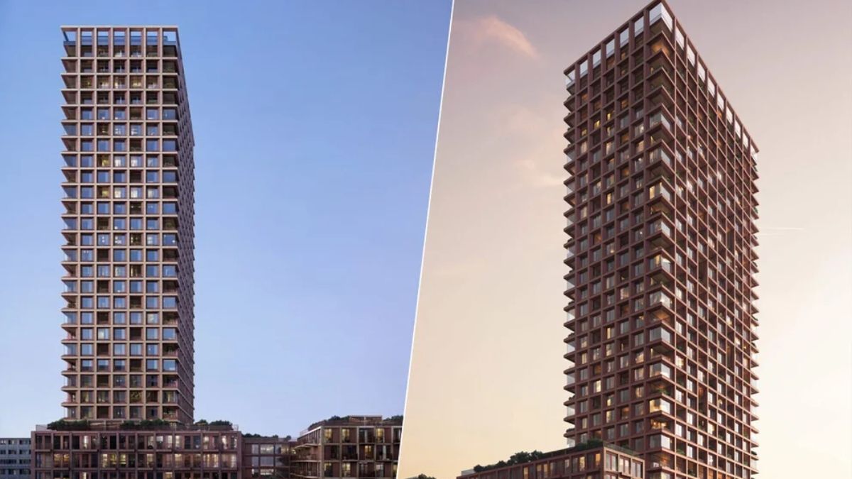 El edificio tendrá vistas panorámicas hacia esta zona de Zúrich, en Suiza.
