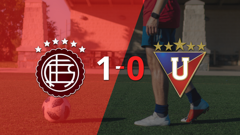 A Lanús le alcanzó con un gol para derrotar a Liga de Quito en la Fortaleza