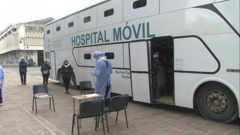 El Epi Móvil realiza testeos en toda la provincia.