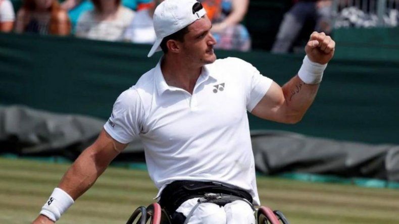 Fernández conquistó Wilmbledon y hace historia en el tenis adaptado