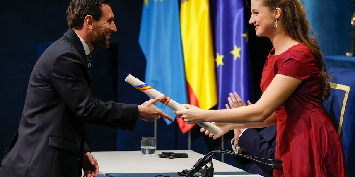 LionelAndrés Messi ha recibido el Premio Princesa de Asturias de los Deportes 2026