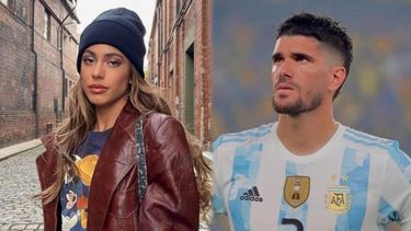 Rodrigo de Paul le declaró su amor a Tini Stoessel.&nbsp;