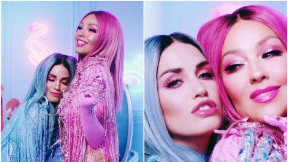 Lali Espósito y Thalía llegaron al Times Square con Lindo, pero Bruto