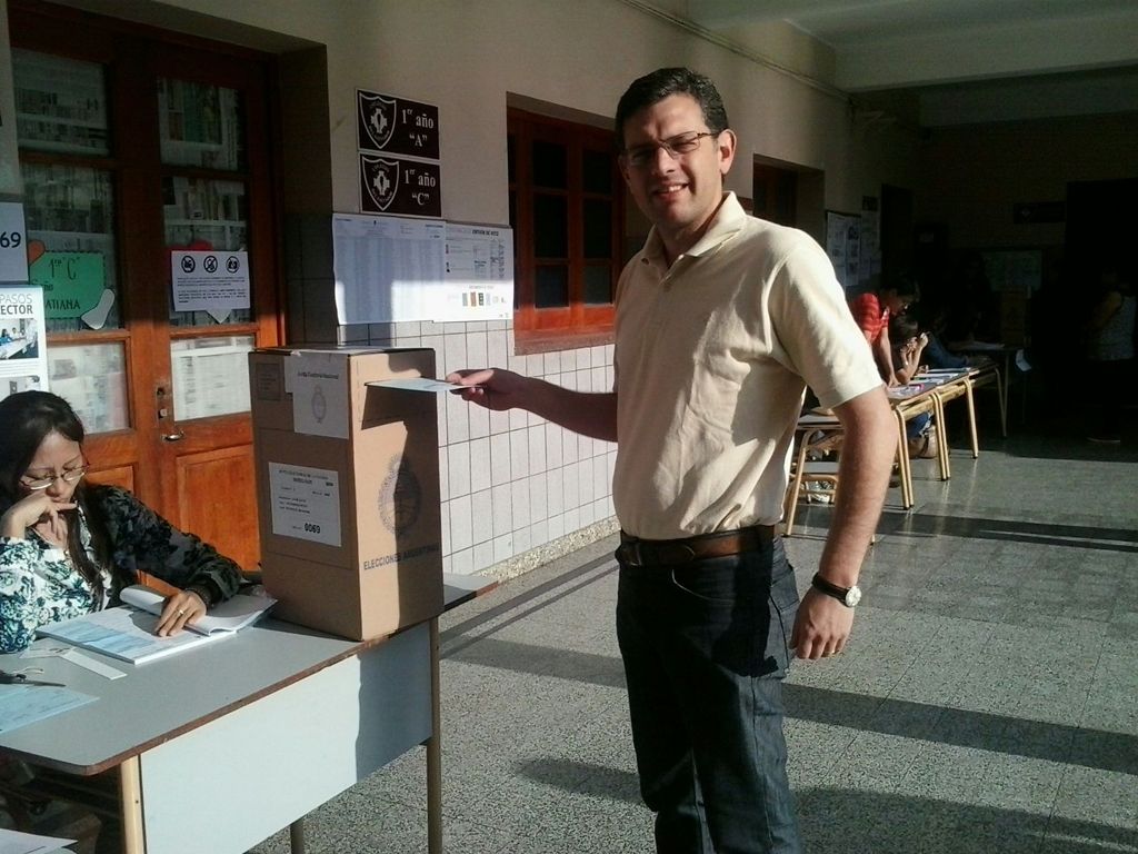 Votó Federico Noro