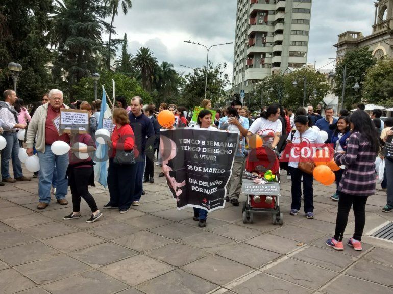 Marcha contra el aborto