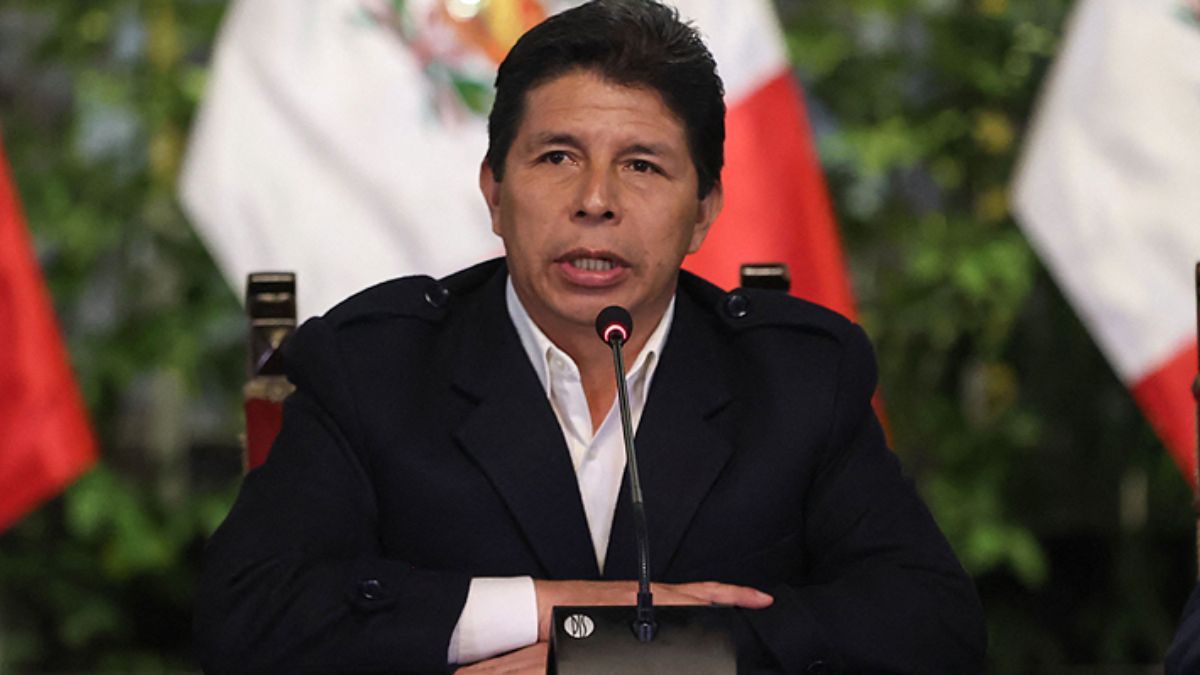 Pedro Castillo disolvió el Congreso de la Republica peruana y anunció toque de queda.