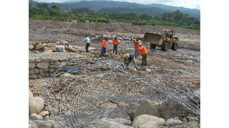 Trabajos en rios