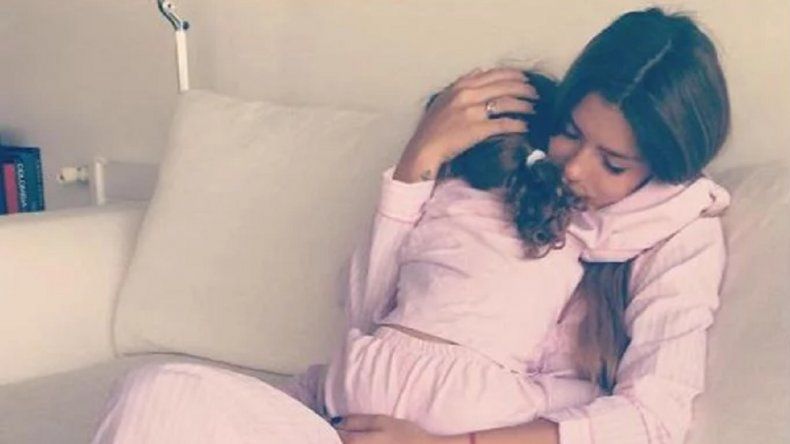 La China Suárez mostró por primera vez una foto de su hija con Nicolás Cabré