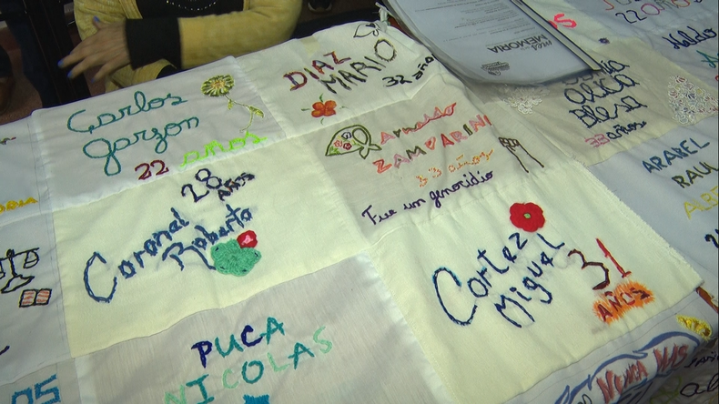 Homenaje a los desaparecidos en Jujuy.