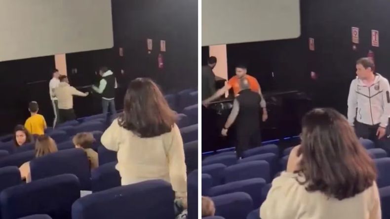 Otro espectador decidió intervenir para calmar al agresor y proteger a la mujer y a los demás presentes.&nbsp;