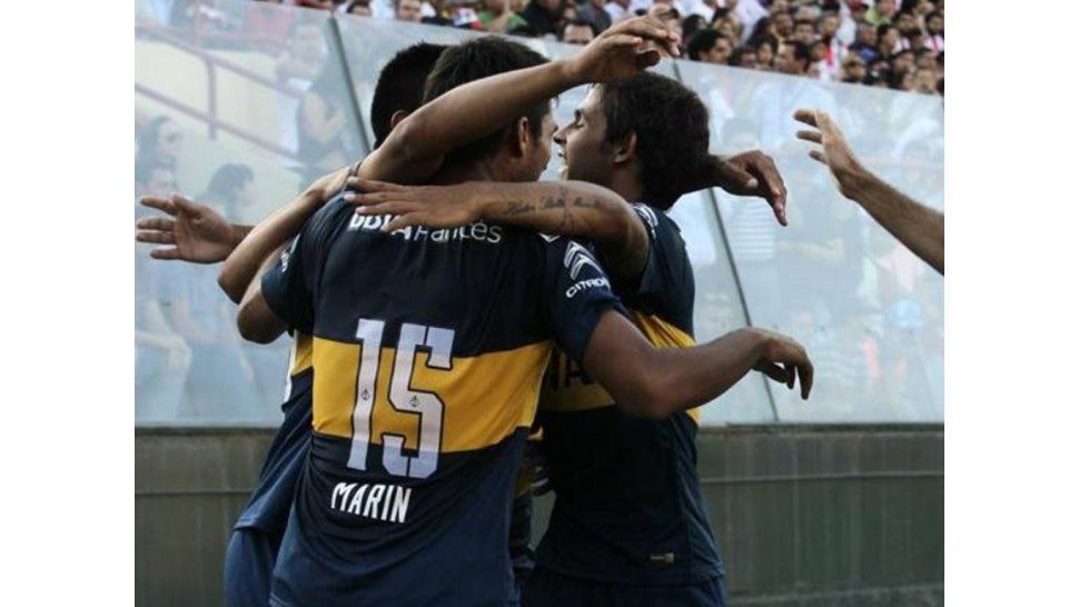 Festejo de Boca