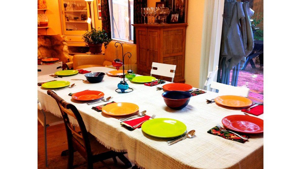 Usar platos con colores