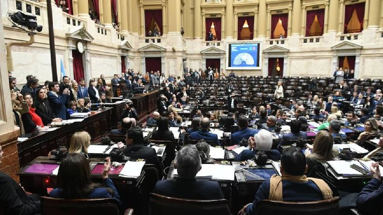 Sesión en Diputados