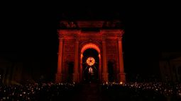 La apertura de los Juegos Olímpicos de Invierno en fotos La apertura de los Juegos Olímpicos de Invierno en fotos