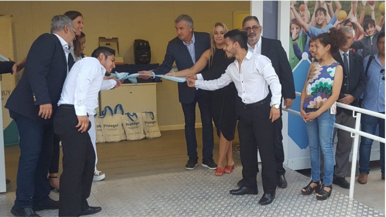 Inauguraron la primera Estación saludable sobre avenida Yrigoyen