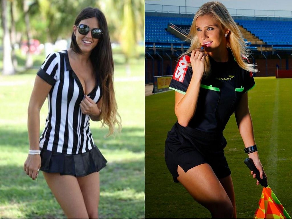 Las árbitros morocha y rubia