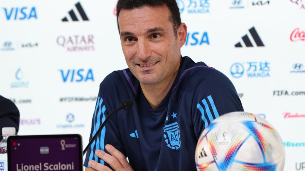 Lionel Scaloni, técnico campeón con la Selección Argentina.